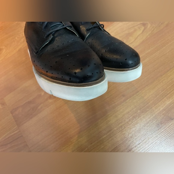 GEOX Platform Leather Dress Shoes - Picture 7 of 12